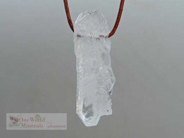 Fadenquarz-gebohrt, Schmuckanhänger